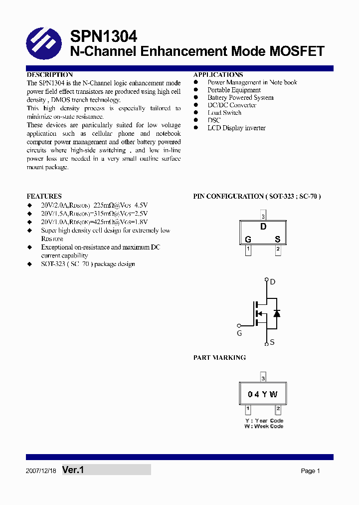 SPN1304_4636197.PDF Datasheet