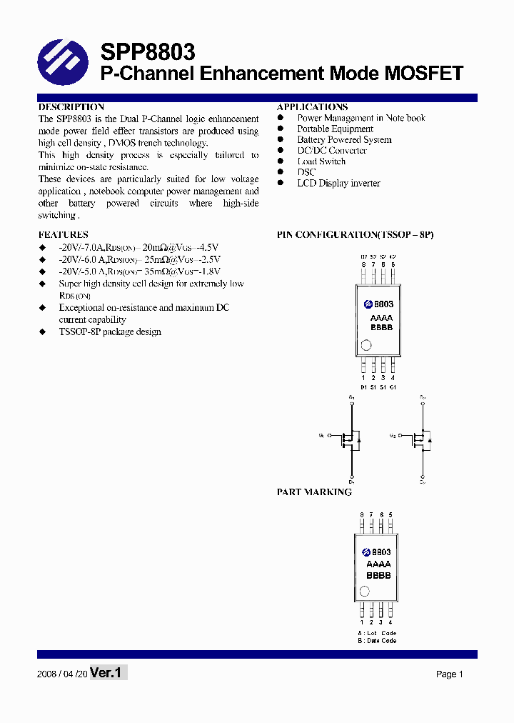 SPP8803_4741088.PDF Datasheet