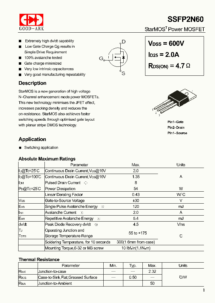 SSFP2N60_4858005.PDF Datasheet