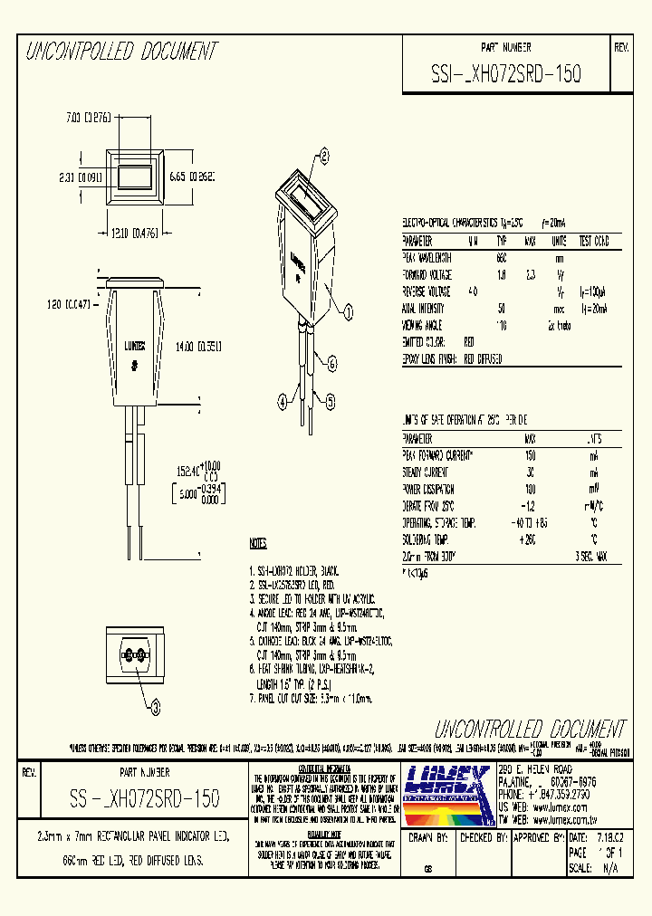 SSI-LXH072SRD-150_4396087.PDF Datasheet