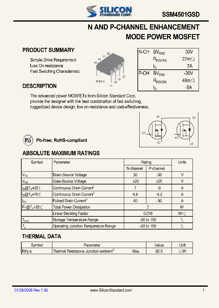 SSM4501GSD_4555082.PDF Datasheet