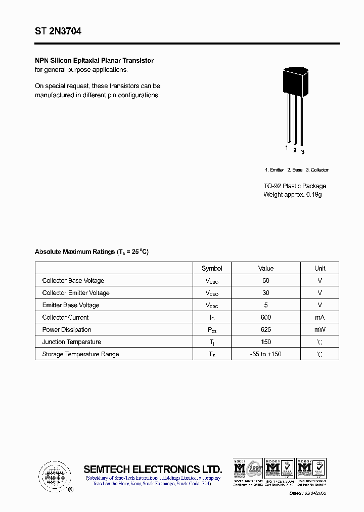 ST2N3704_4422104.PDF Datasheet