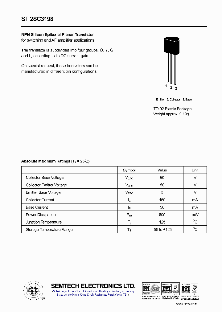 ST2SC3198_4614837.PDF Datasheet