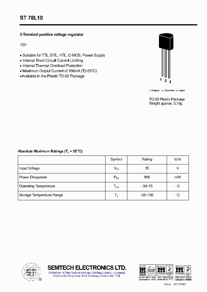 ST78L10_4712523.PDF Datasheet