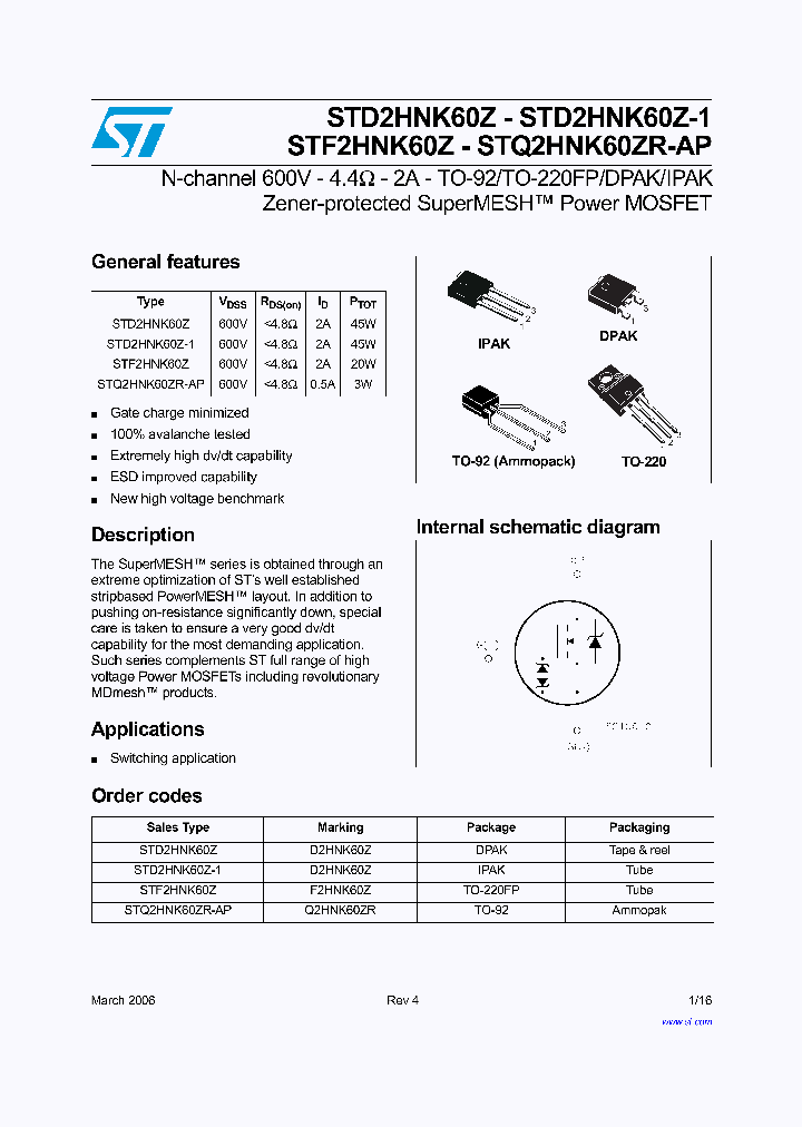 STD2HNK60Z_4614169.PDF Datasheet