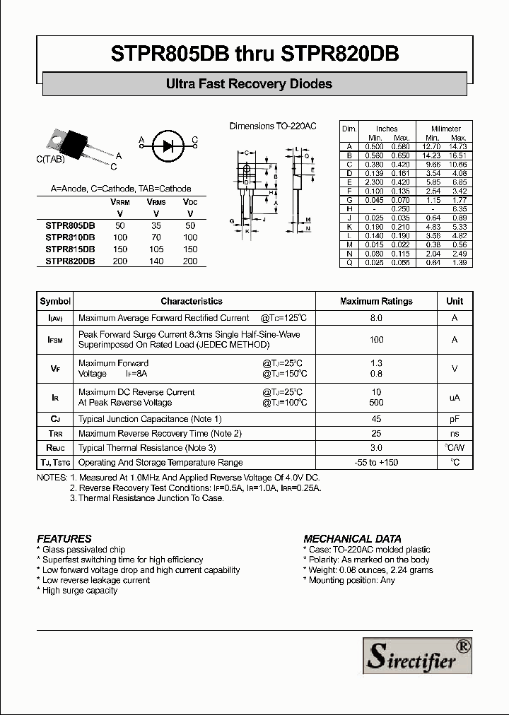 STPR820DB_4301476.PDF Datasheet