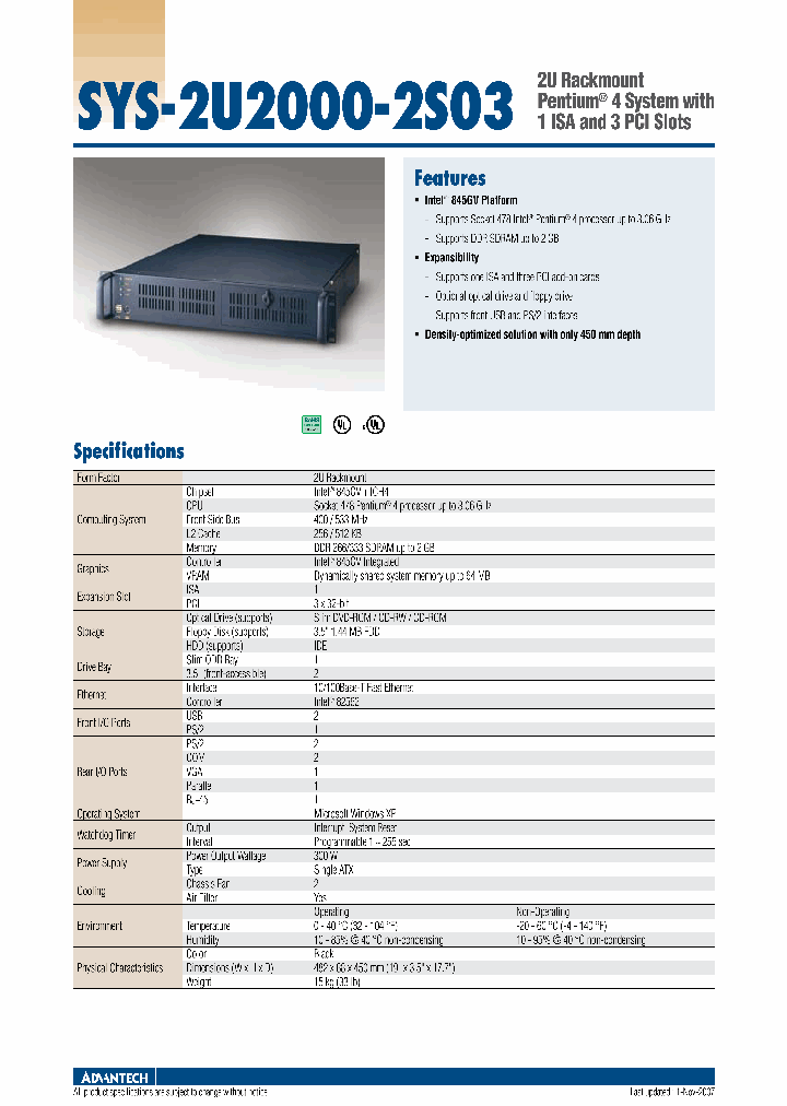 SYS-2U2000-2S03_4696215.PDF Datasheet