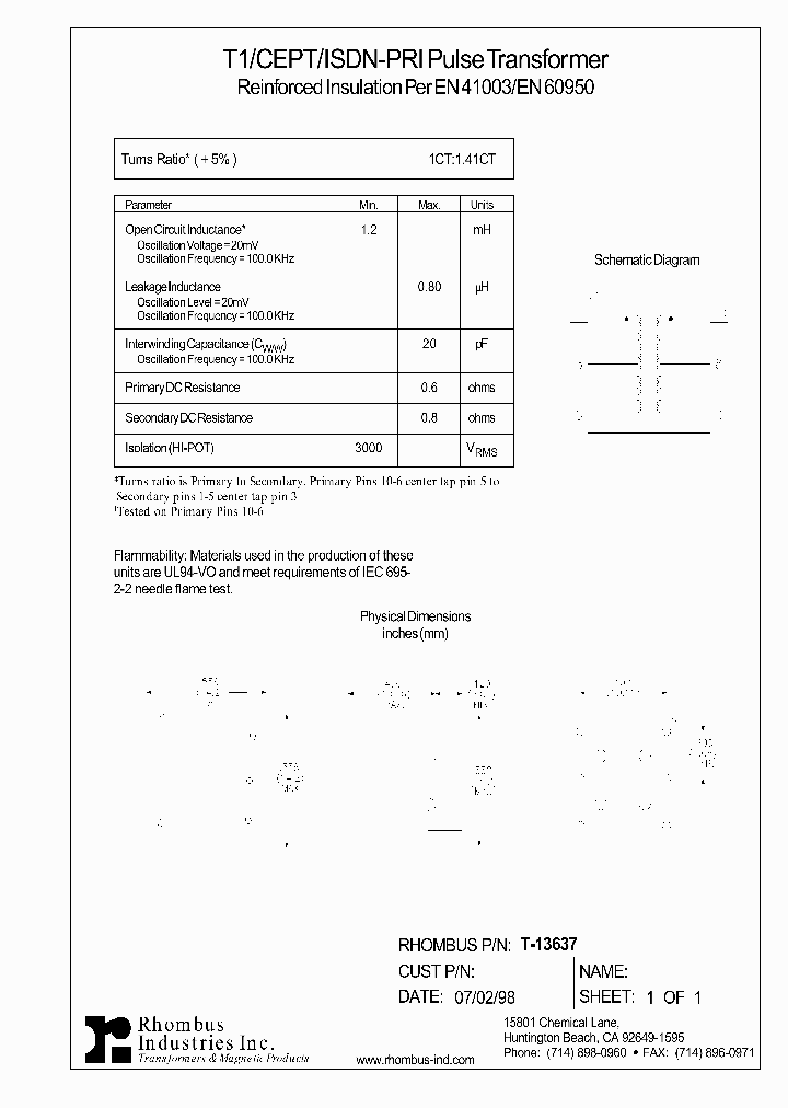 T-13637_4822566.PDF Datasheet