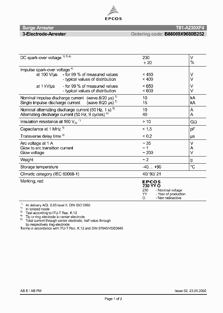 T81-A230XF4_4895537.PDF Datasheet