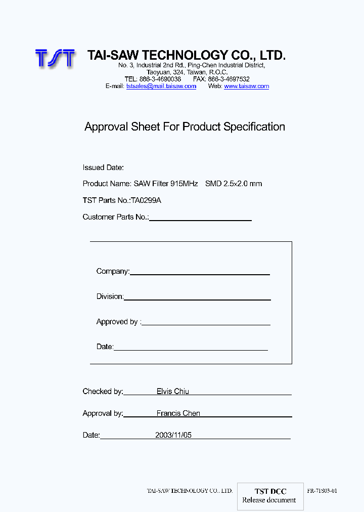 TA0299A_4616661.PDF Datasheet