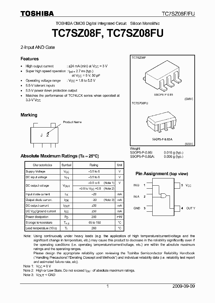 TC7SZ08F09_4777033.PDF Datasheet