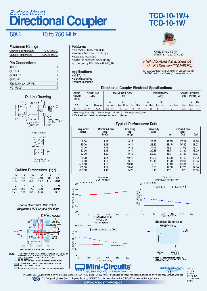 TCD-10-1W_4821382.PDF Datasheet