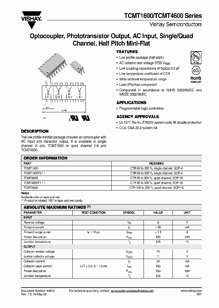 TCMT4600_4294202.PDF Datasheet