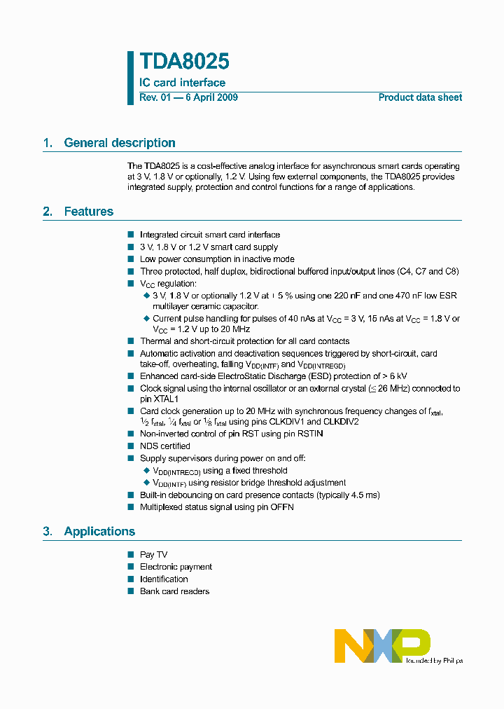 TDA8025_4538444.PDF Datasheet