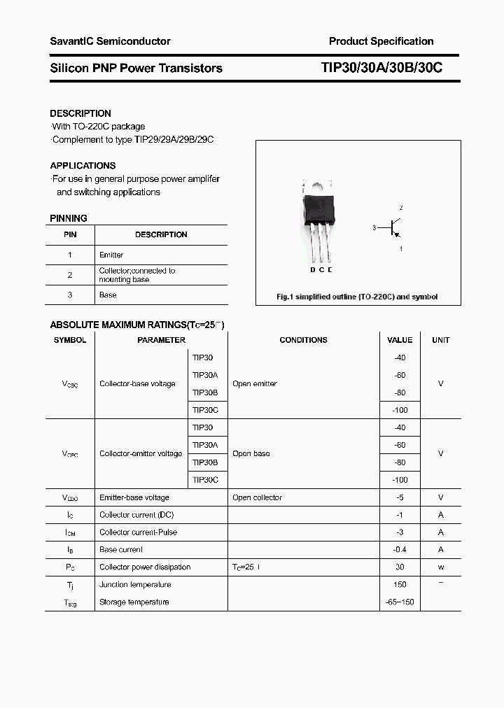 TIP30A_4381504.PDF Datasheet