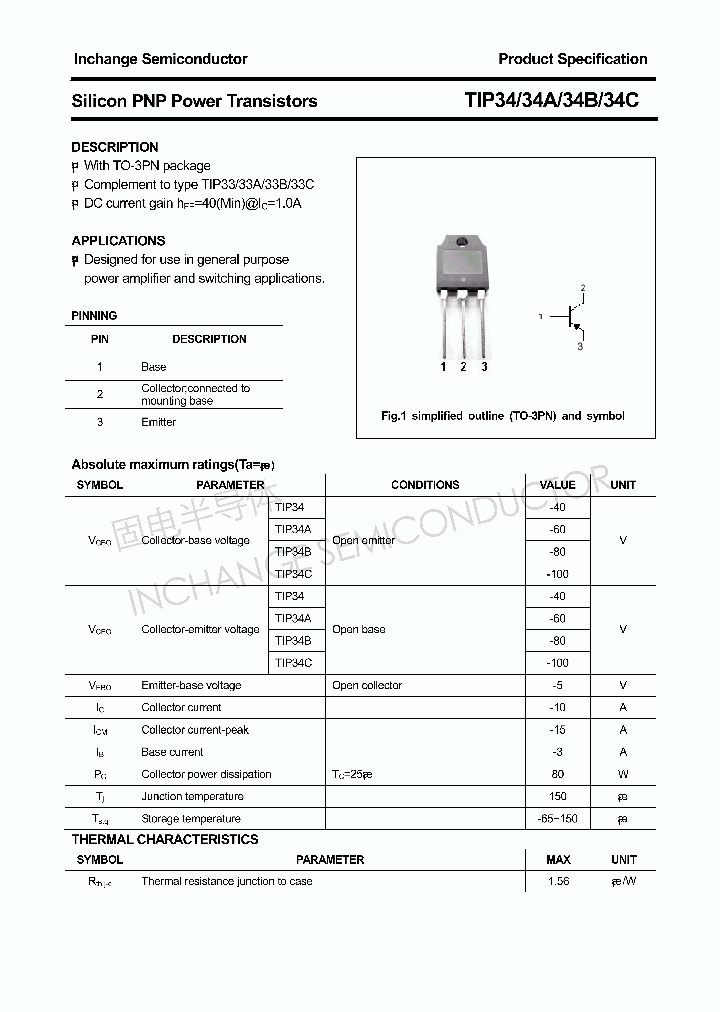 TIP34_4658800.PDF Datasheet