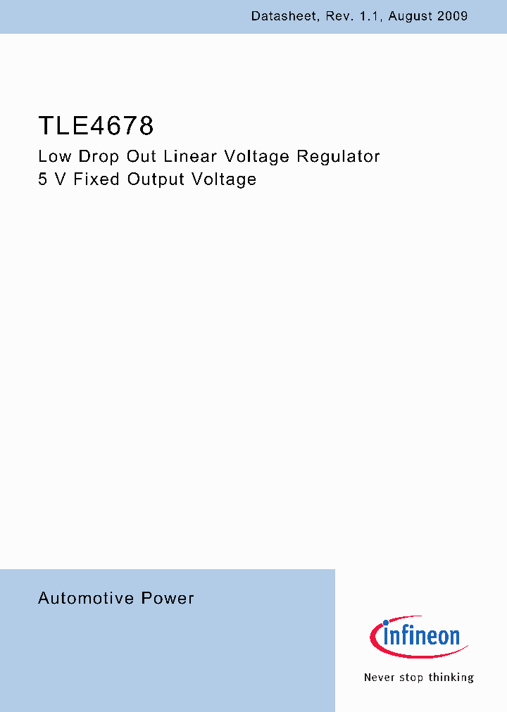 TLE4678_4900842.PDF Datasheet