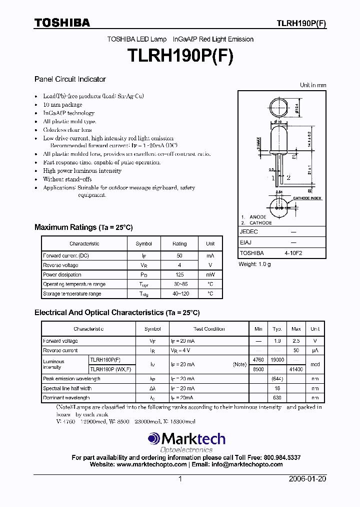 TLRH190P_4575914.PDF Datasheet