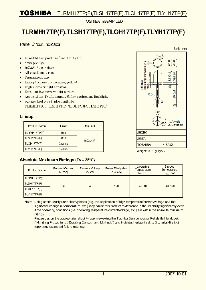 TLRMH17TP_4801223.PDF Datasheet