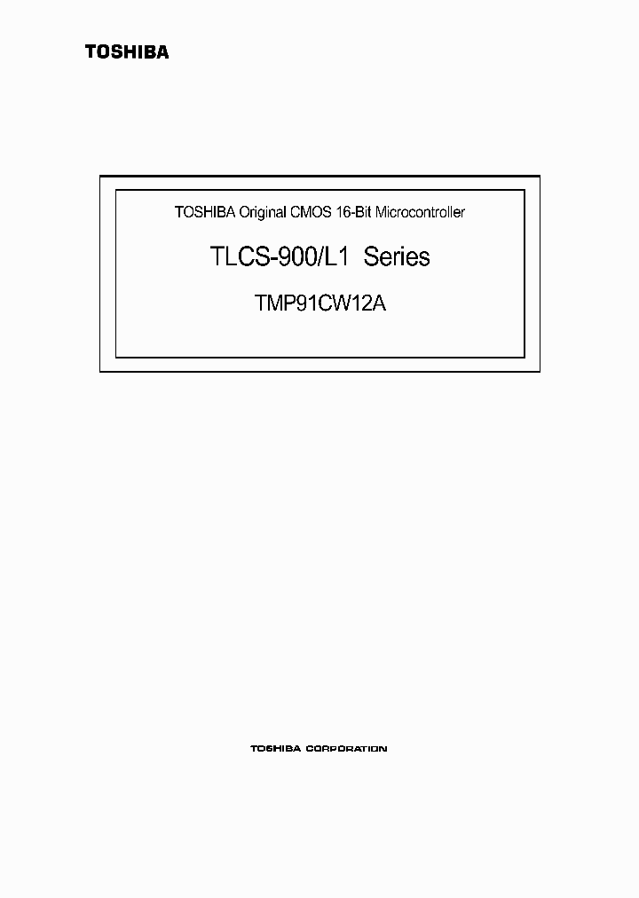 TMP91CW12A_4171099.PDF Datasheet