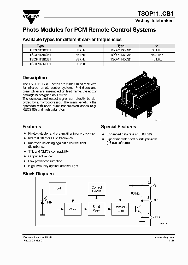 TSOP1133CB1_4895657.PDF Datasheet