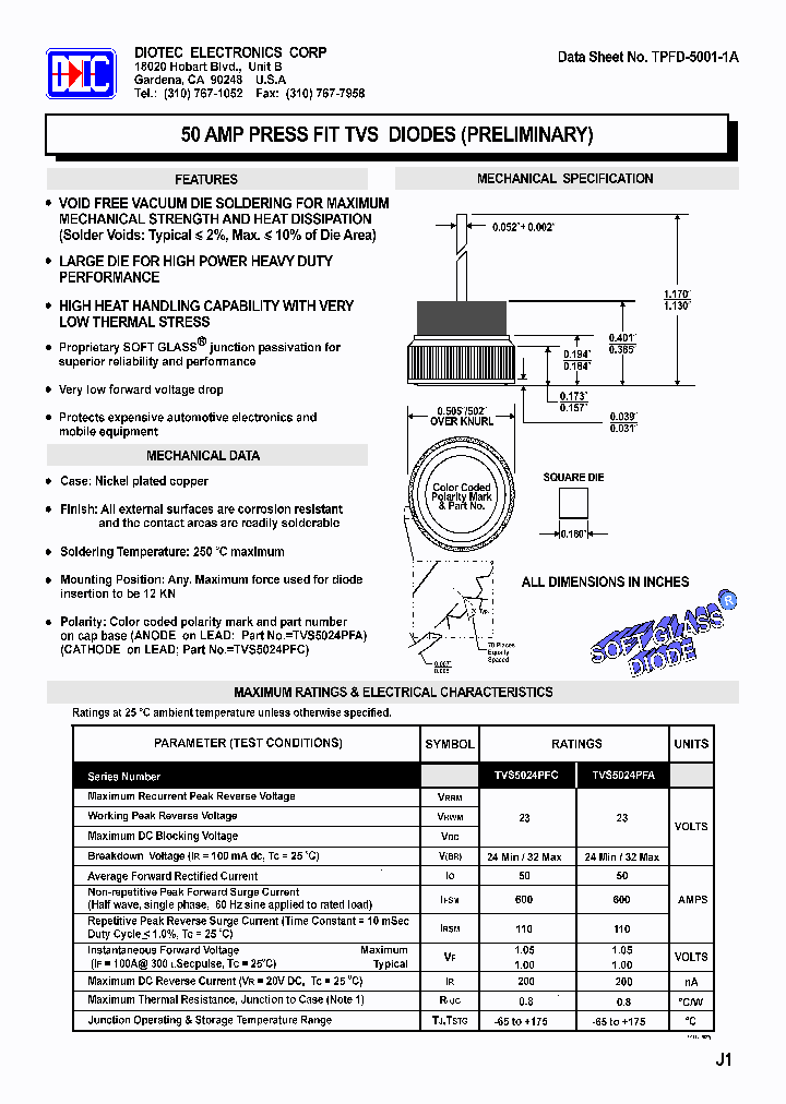 TVS5024PFA_4200883.PDF Datasheet