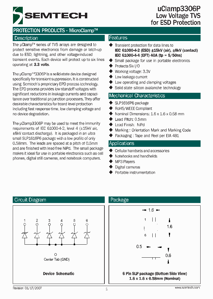 UCLAMP3306P_4306257.PDF Datasheet