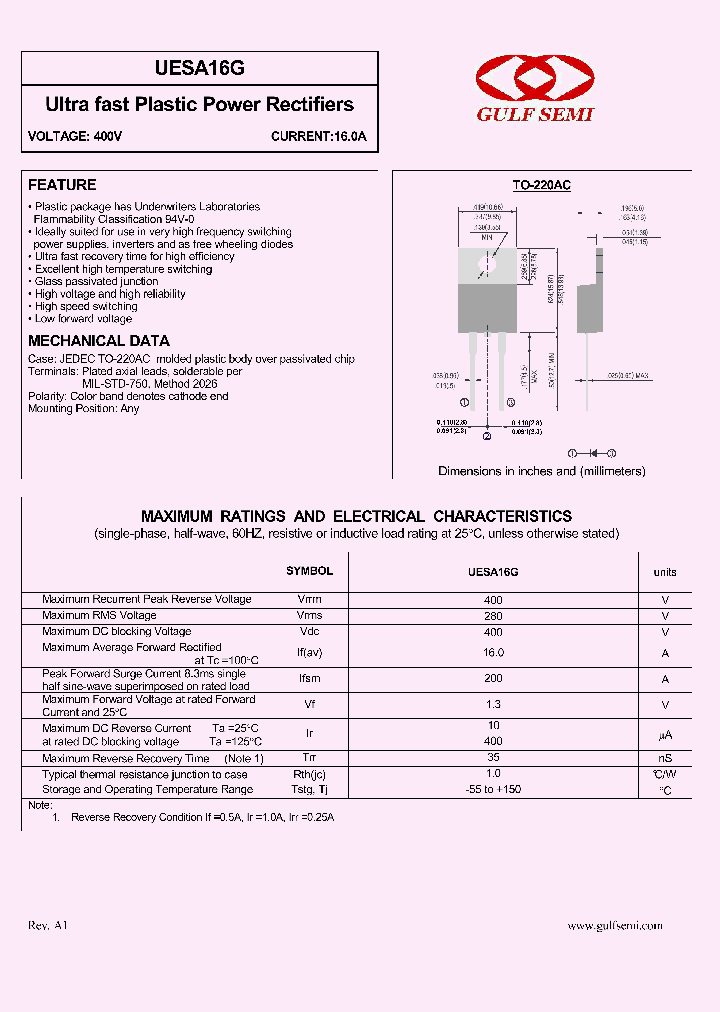 UESA16G_4620116.PDF Datasheet