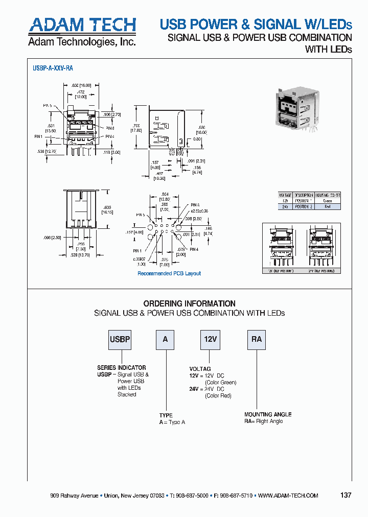 USBP-A-XXV-RA_4343424.PDF Datasheet