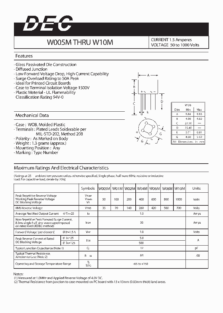 W005M_4694378.PDF Datasheet