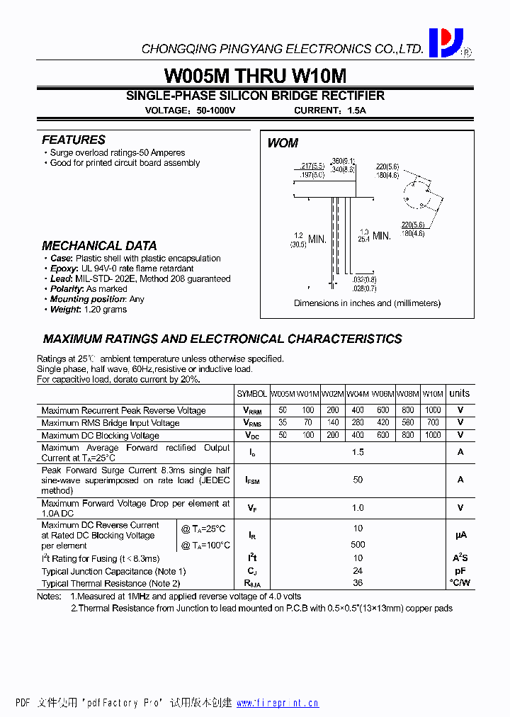 W005M_4694385.PDF Datasheet