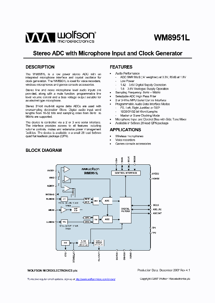 WM8951L07_4195184.PDF Datasheet