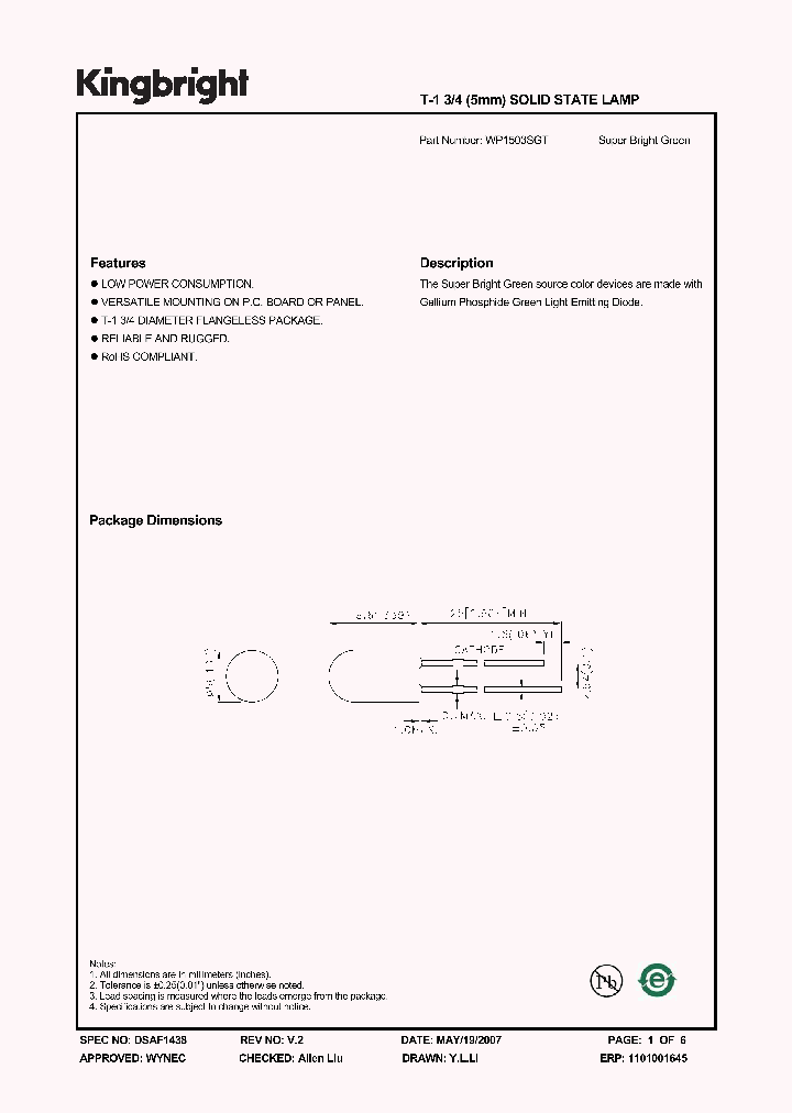 WP1503SGT_4185780.PDF Datasheet
