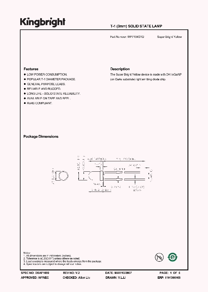 WP7104SYD_4348698.PDF Datasheet