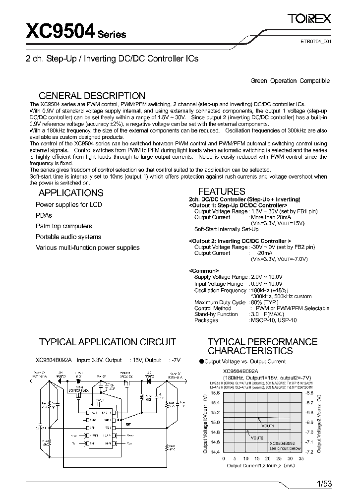 XC9504B095CAL_4535529.PDF Datasheet