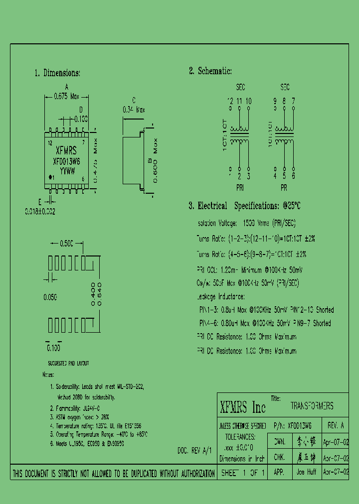 XF0013W6_4690387.PDF Datasheet