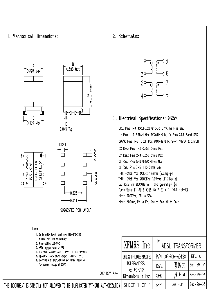 XF0709-AD12S_4500330.PDF Datasheet