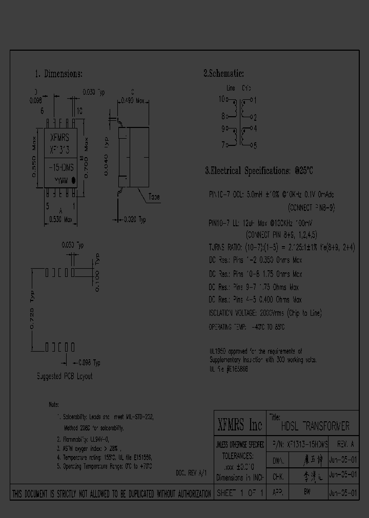 XF1313-15HDMS_4797616.PDF Datasheet
