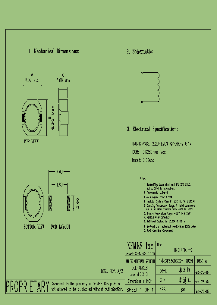 XF636030SH-2R2M_4871501.PDF Datasheet