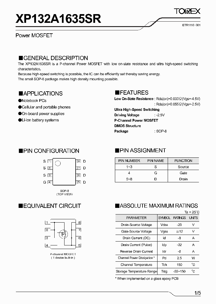 XP132A1635SR_4317788.PDF Datasheet