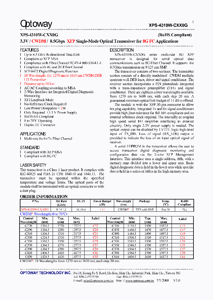 XPS-4310W-CXX0G_4664106.PDF Datasheet
