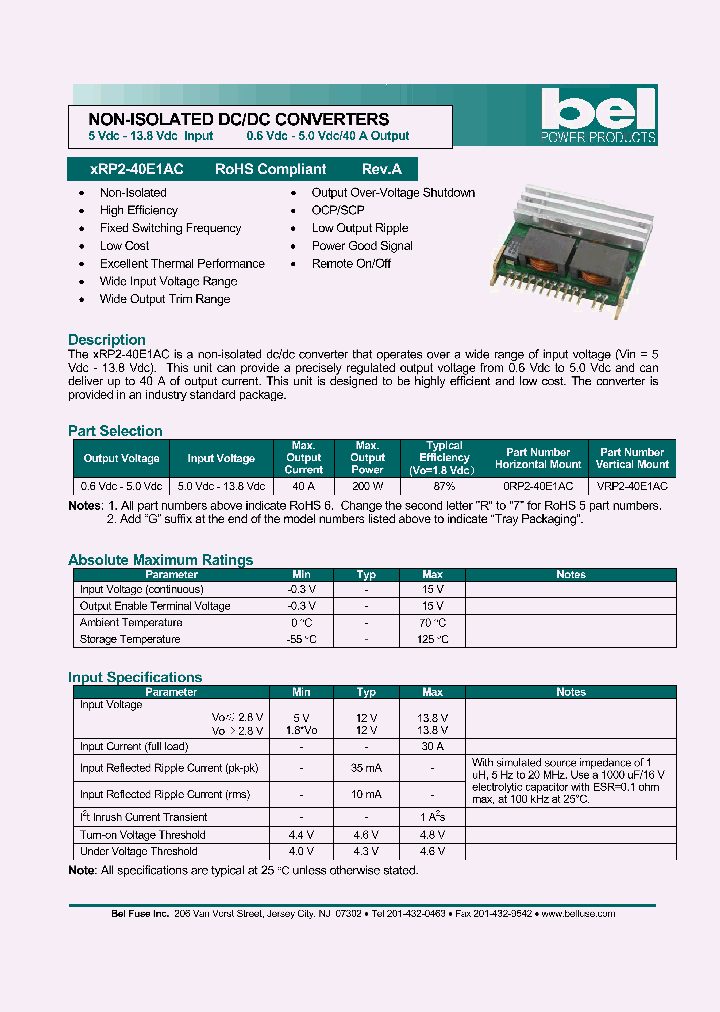 XRP2-40E1AC_4538909.PDF Datasheet