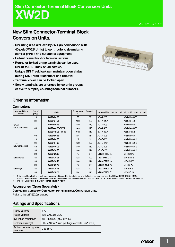 XW2D-40C6_4750489.PDF Datasheet