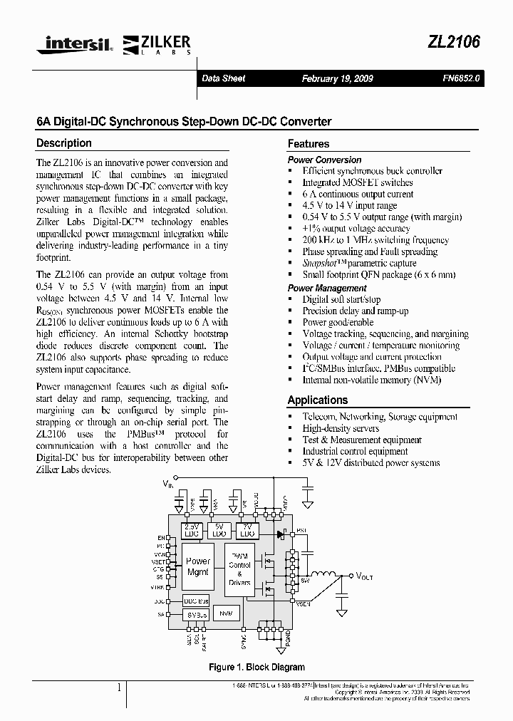 ZL2106ALBNT_4538847.PDF Datasheet