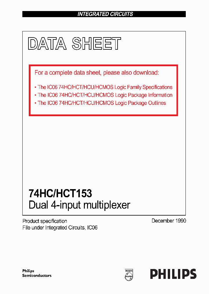 74HCHCT153CNV2_971126.PDF Datasheet
