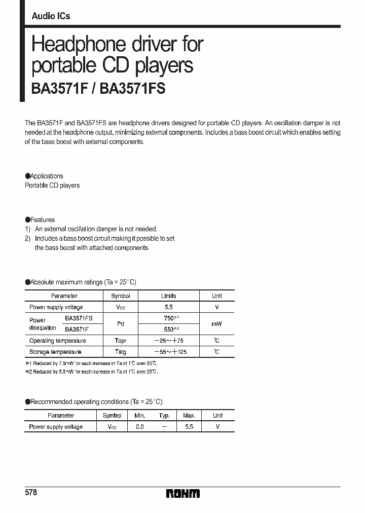 BA3571FS_953607.PDF Datasheet