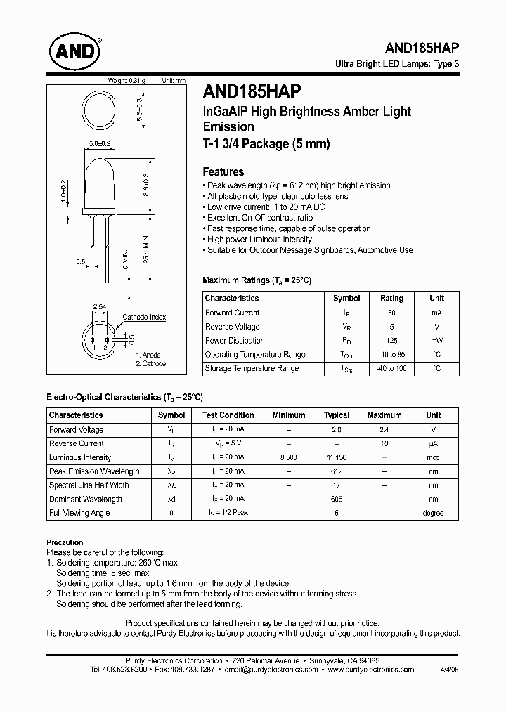 AND185HAP_974574.PDF Datasheet