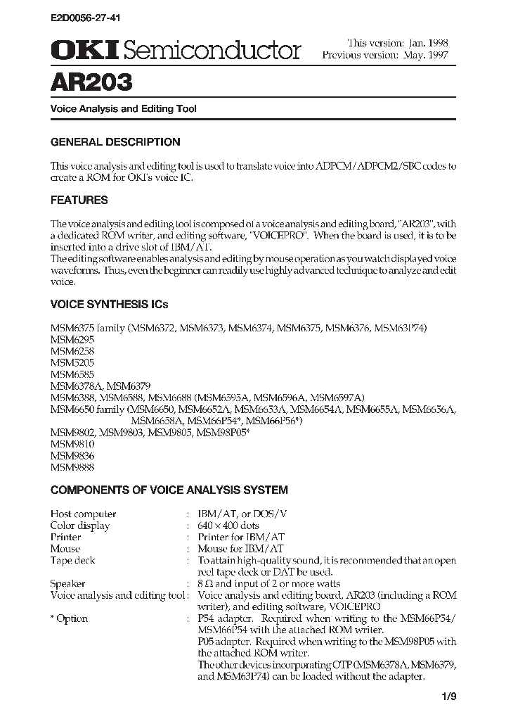 AR203_974685.PDF Datasheet