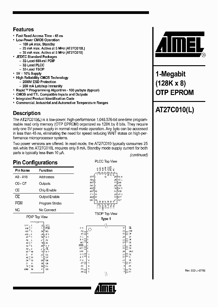 AT27C010_974848.PDF Datasheet