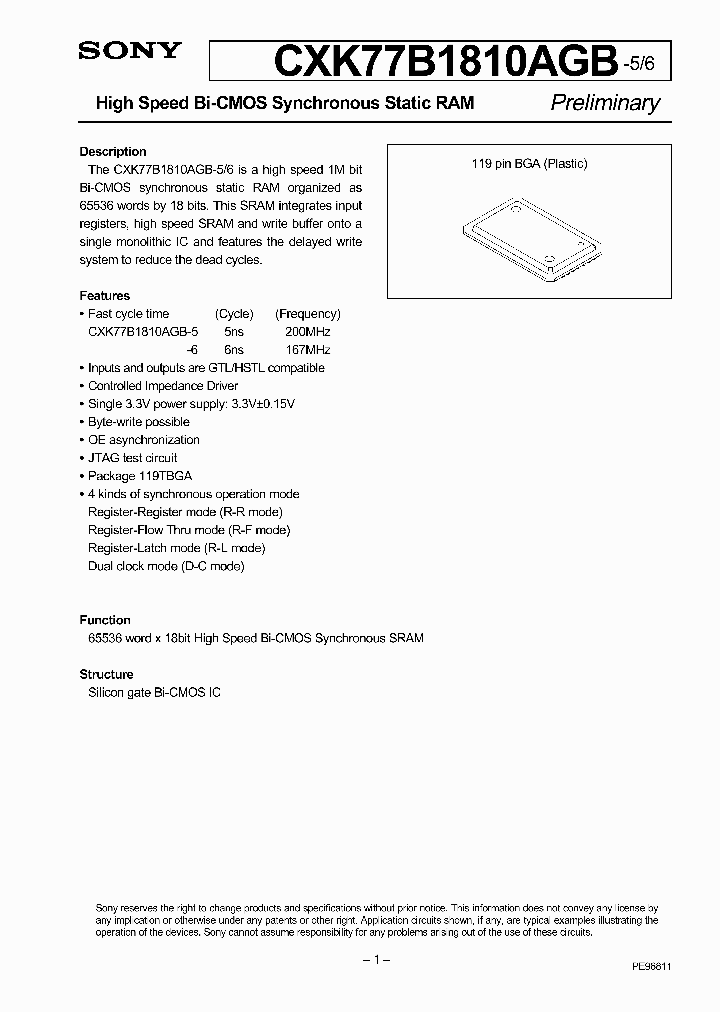 CXK77B1810AGB5_978313.PDF Datasheet
